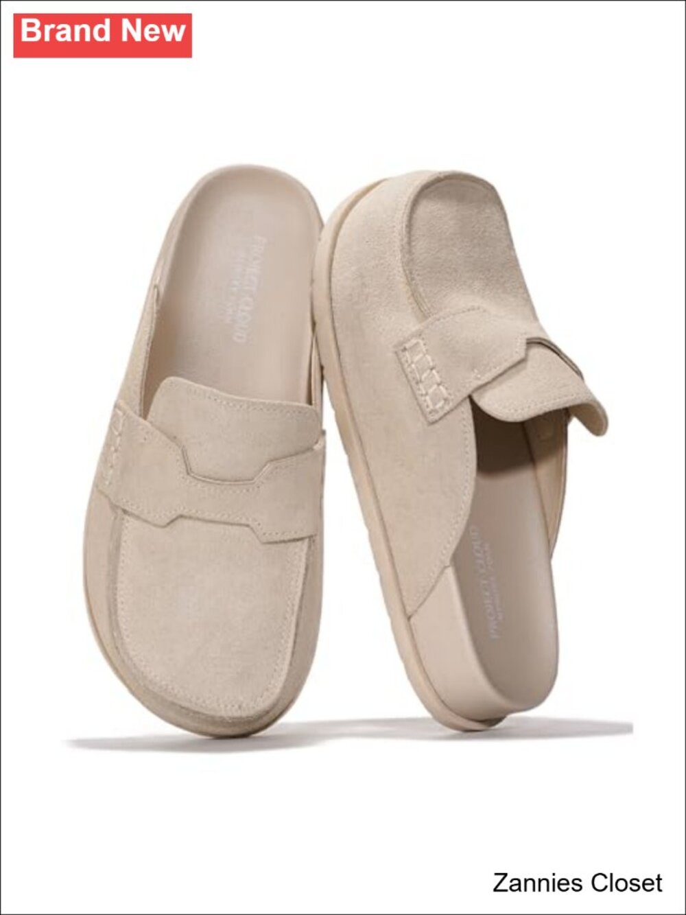 ✨ Project Cloud 100% Genuine Leather Slip On Womens Clogs Fall Mules